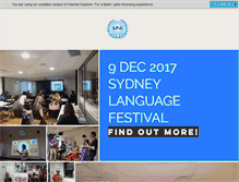 Tablet Screenshot of languagefestival.org